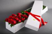 Dozen Roses in a Gift Box 