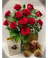 Dozen roses package