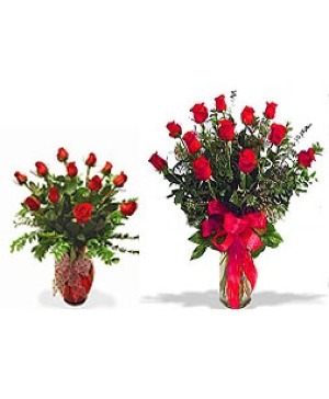 Dozen Roses- Petite or Long Stem Choose your color! Only for Valentines!