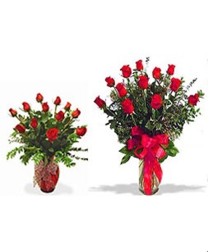 Dozen Roses- Petite or Long Stem Choose your color! Only for Valentines!