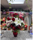 Dozen Roses with lily and hydrangeas  
