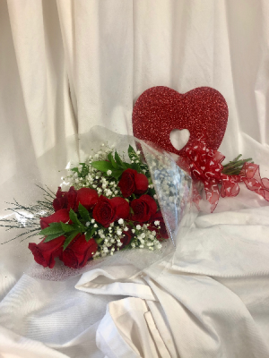 Dozen Roses Wrapped in Medfield, MA | Lovell's Florist, Greenhouse & Nursery Dozen Roses Wrapped in Medfield, MA | Lovell's Florist, Greenhouse & Nursery