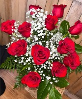 Dozen Roses Wrapped- RED SOLD OUT 