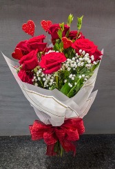 Dozen Roses Wrapped 
