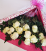 Dozen White Roses Bouquet