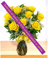 Lemoncello Dozen Vase Arrangement