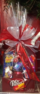 Dr. Pepper Junk Food Box Candy Arrangement