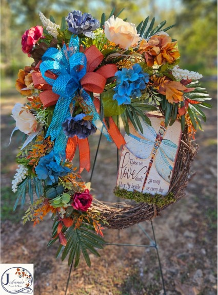 Dragonfly Grapevine Wreath  