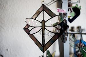 Dragonfly Stained Glass Artisan Giftware