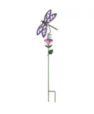 Dragonfly Stake-Purple 32" Gift Items