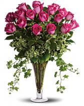 Dreaming in Pink-Long Stem Roses Pink Rose Bouquet