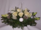 DREAMING OF A WHITE CHRISTMAS CENTERPIECES Christmas Roses, Arrangements Christmas Centerpieces, Christmas Roses and Flowers Arrangements,