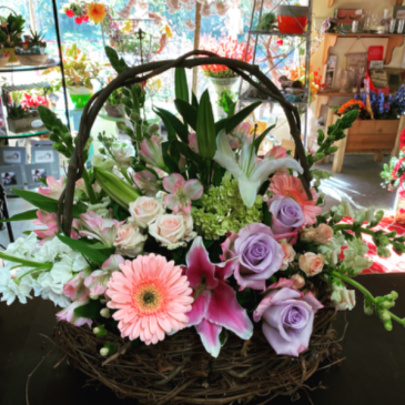 Dreams of better days Grapevine basket