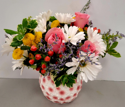 Dreamy Daisy Bowl Arrangement