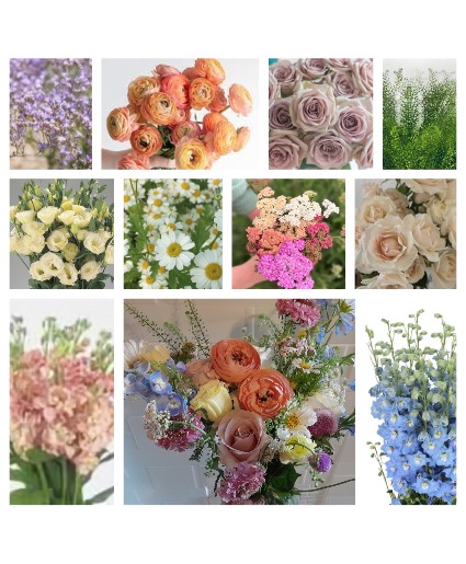 Dreamy Meadow Wedding Flower Package Wedding Flowers