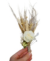 Dried and Fresh Boutonniere Flowers