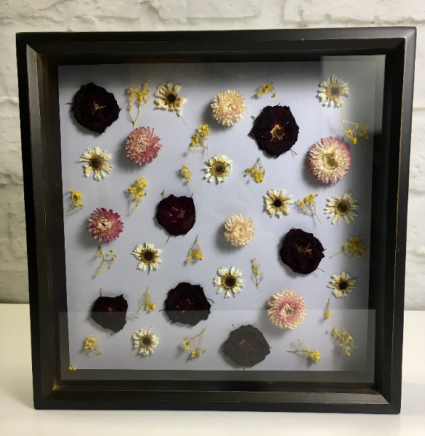 Dried Blooms  Shadow Box 