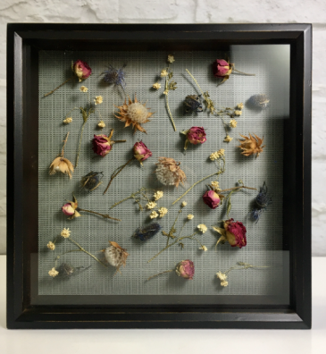 Dried Flower Art  Shadow Box  in South Milwaukee, WI | PARKWAY FLORAL INC.