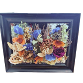 Dried Flowers in a Frame Wall hanging