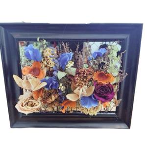 Dried Flowers in a Frame Wall hanging
