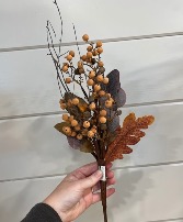 Dried Oak fall silk stem
