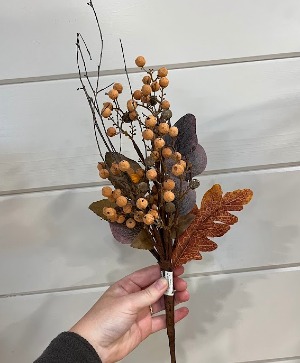 Dried Oak fall silk stem