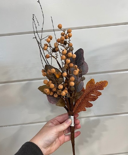 Dried Oak fall silk stem