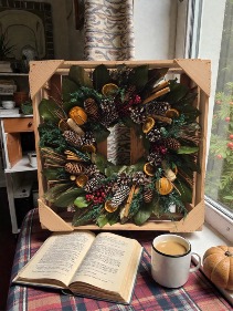 Dried Seasonal Wreath UPS Ready