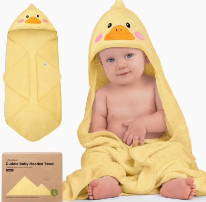 Duck Hooded Towel Baby