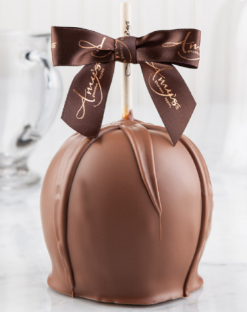 Dunked Caramel Apple w/Milk Belgian Chocolate Boxed as A Gift