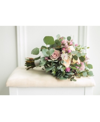 Dusty Pink and Cream Bouquet 