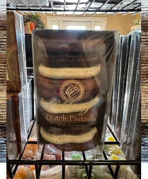 Dutch Pretzels Milk, Dark, and White Choc- 8 oz. 