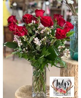 Deluxe One Dozen Roses Various Colors Available