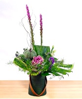 Early Pumpkin Vase Arrangement