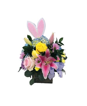 EARS TO A GREAT EASTER FRESH ARRANGEMENT