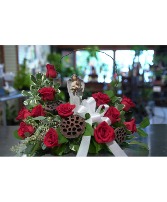 Earth Angel  Red Rose Bouquet 