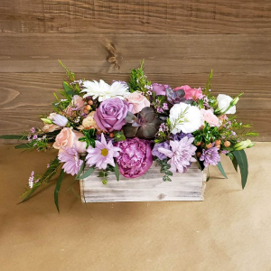 The Earthy Mom Wooden Box Design in Vernon, NJ | HIGHLAND FLOWERS The Earthy Mom Wooden Box Design in Vernon, NJ | HIGHLAND FLOWERS