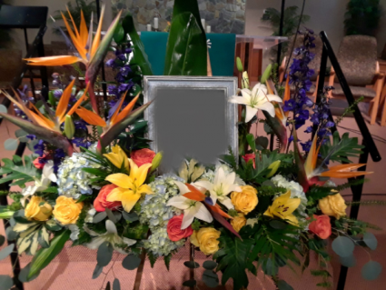Easel Tribute Funeral
