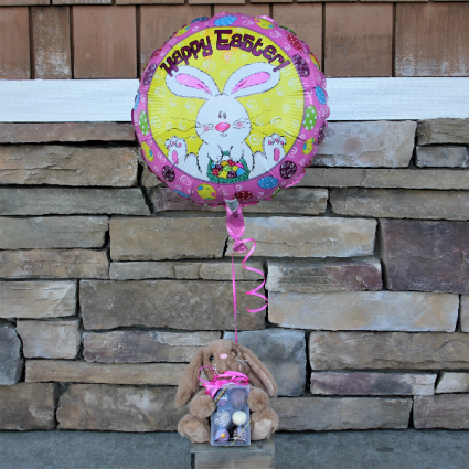 Easter Accents Bunny, Balloon & Candy
