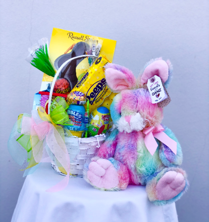 Easter Basket - Sugar Swirl Bunny Easter Basket