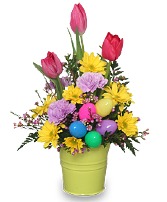 Easter Bucket bouquet Easter in Mount Pearl, Newfoundland | Flowers With Special Touch