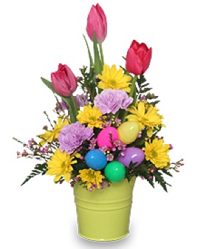 Easter Bucket bouquet Easter