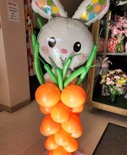 Easter Bunny Balloon Bouquet