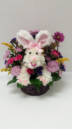 Easter Bunny Basket Easter in Webster, TX | La Mariposa Flowers