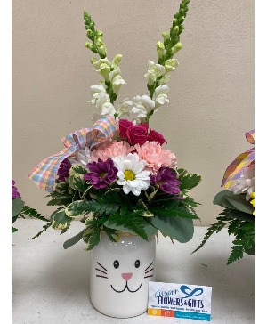 Easter Bunny with Bonnet 