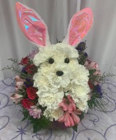 Easter carnation puppy Fresh arrangement