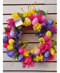 Easter Eggs Door Wreath