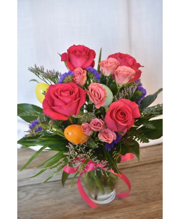 Easter Eggs in Pink Fresh Cut Florals in Richland, WA | ARLENE'S FLOWERS AND GIFTS