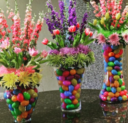 Easter eggstravaganza  Easter vases 