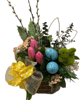 Easter Floral Basket 